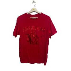 TRUE RELIGION Brand Jeans Red T Shirt size Medium